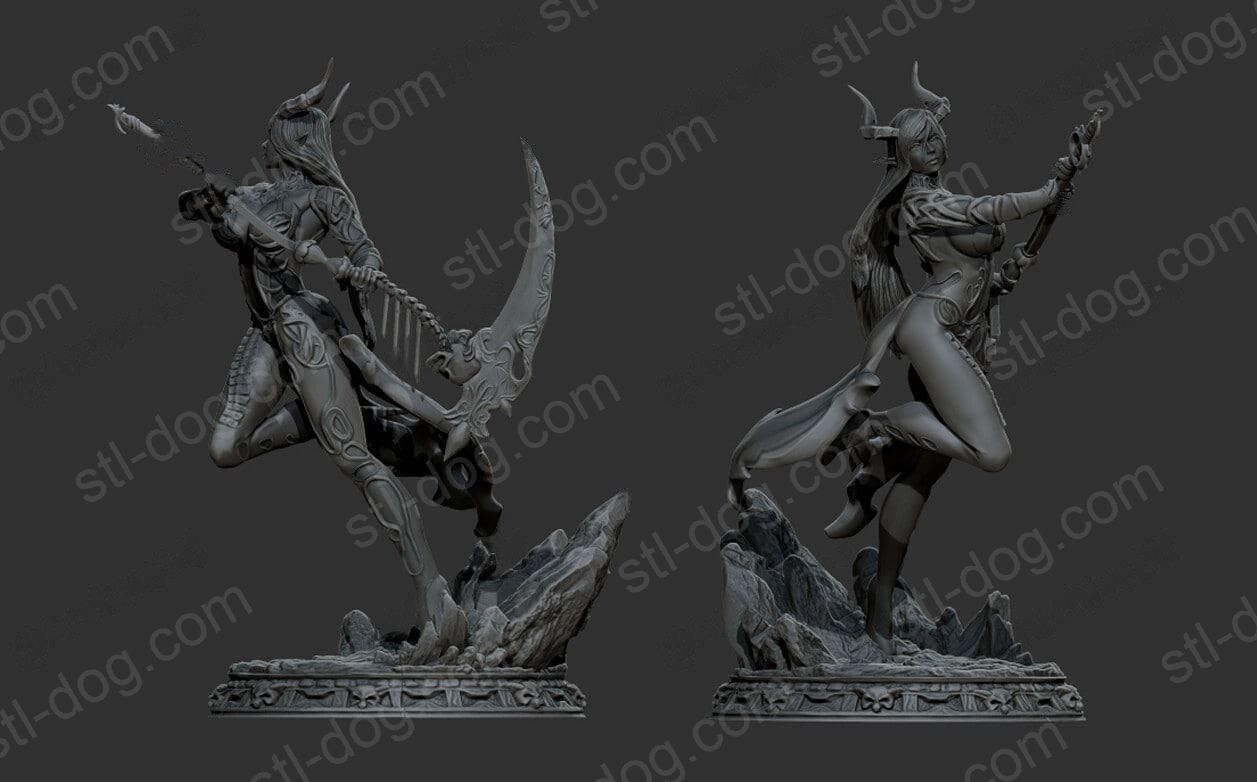 马戏团皇后 3D打印图纸